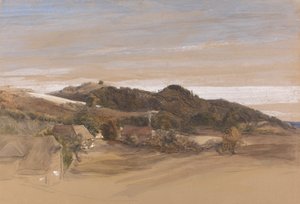 Underriver Hills, vicino a Sevenoaks, Kent, dai terreni di J. Herries, Esq. da Samuel Palmer